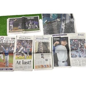 2016‎ Chicago Cubs World Series  Newspaper - Full (7)Champions Parade WS Tribune